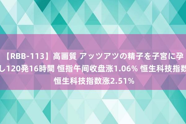 【RBB-113】高画質 アッツアツの精子を子宮に孕ませ中出し120発16時間 恒指午间收盘涨1.06% 恒生科技指数涨2.51%