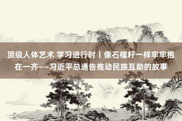 顶级人体艺术 学习进行时丨像石榴籽一样牢牢抱在一齐——习近平总通告推动民族互助的故事